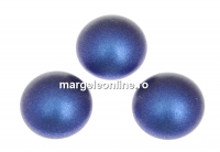 Swarovski, cabochon perla cristal, iridescent dark blue, 6mm - x2