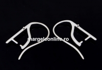 Tortite cercei, argint 925, 23mm - x1per