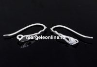 Earring findings, 925 silver, 22mm - x1pair
