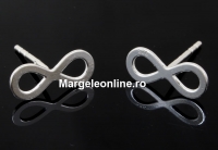 Tortite cercei infinit, argint 925, 11.5mm - x1per