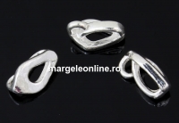 Sistem extensie pandantive, argint 925, 8x5mm - x1