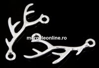 Link, antlers, 925 silver, 27mm  - x1