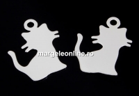 Pandantiv pentru gravat, motanel argint 925, 15mm - x1