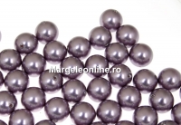 Perle Swarovski cu un orificiu, mauve, 8mm - x2