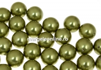 Perle Swarovski cu un orificiu, light green, 4mm - x4