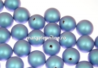 Perle Swarovski cu un orificiu, iridescent light blue, 8mm - x2