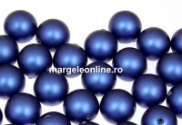 Perle Swarovski cu un orificiu, iridescent dark blue, 8mm - x2