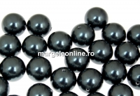 Swarovski one hole pearls, tahitian, 6mm - x4
