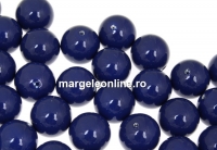 Perle Swarovski cu un orificiu, dark lapis pearl, 10mm - x2