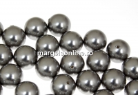 Perle Swarovski cu un orificiu, grey, 10mm - x2