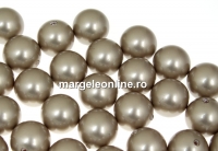 Swarovski one hole pearls, platinum, 6mm - x4