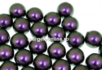 Perle Swarovski cu un orificiu, iridescent purple, 8mm - x2