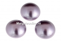 Swarovski, crystal pearl cabochon, mauve, 16mm - x1