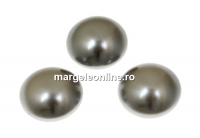 Swarovski, cabochon perla cristal, grey, 6mm - x2