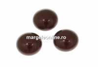 Swarovski, cabochon perla cristal, maroon, 6mm - x2