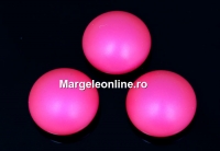 Swarovski, cabochon perla cristal, neon pink, 10mm - x2