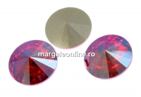 Swarovski, rivoli, light siam shimmer, 12mm - x2