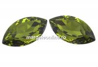 Swarovski, rivoli cabochon, olivine, 32x17mm - x1