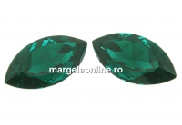 Swarovski, rivoli cabochon, emerald, 32x17mm - x1