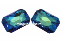 Swarovski, rivoli cabochon bermuda blue, 37X25.5mm - x1