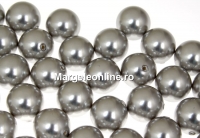 Perle Swarovski cu un orificiu, light grey, 6mm - x4