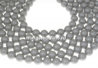 Perle Swarovski, pastel grey, 12mm - x10