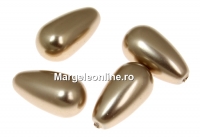 Perle Swarovski picatura, bronze, 11.5x6mm - x2