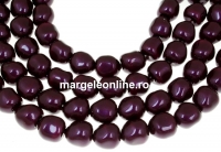 Margele Swarovski perle candy, blackberry, 12mm - x2