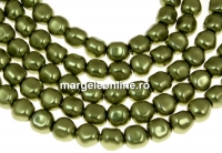 Margele Swarovski perle candy, light green, 6mm - x4