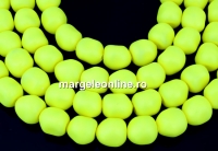 Margele Swarovski perle candy, neon yellow, 10mm - x2