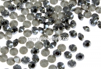 Swarovski, chaton pp21, black diamond satin, 2.8mm - x20