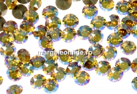 Swarovski, chaton pp10, light topaz shimmer, 1.6mm - x20