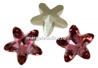 Swarovski, fancy mystic star, antique pink, 13mm - x1