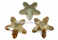 Swarovski, fancy mystic star, golden shadow, 18mm - x1