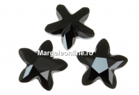 Swarovski, fancy mystic star, jet, 13mm - x1