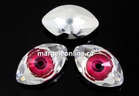 Swarovski, rivoli cabochon Eye, fuchsia, 18mm - x1