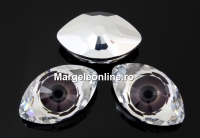 Swarovski, rivoli cabochon Eye, brown, 18mm - x1