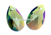 Swarovski, drop pendant, erinite shimmer, 22mm - x1