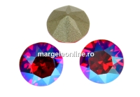 Swarovski, chaton ss29, light siam shimmer, 6mm - x4