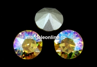 Swarovski, chaton ss39, light topaz shimmer, 8mm - x2