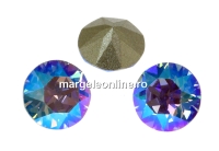 Swarovski, chaton ss39, light sapphire shimmer, 8mm - x2