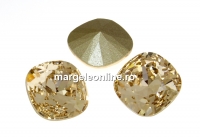 Swarovski, fancy square, light silk, 10mm - x1