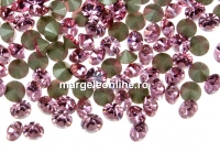 Swarovski, chaton PP18, light rose, 2.5mm - x20