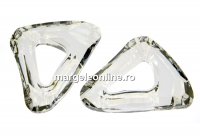 Swarovski, pandantiv cosmic triangle, silver shade, 14mm - x1