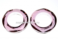 Swarovski, pandantiv cosmic ring, antique pink, 14mm - x1