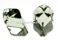 Swarovski, pandantiv cubist, black diamond, 22mm - x1