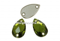 Swarovski, link picatura, olivine, 12x7mm - x1