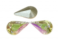 Swarovski, fancy rivoli Pear, luminous green, 6mm - x4