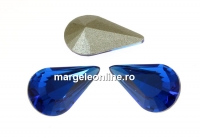 Swarovski, fancy rivoli Pear, capri blue, 10mm - x2