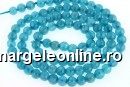 Margele cuart albastru angelit, round, 8.5mm